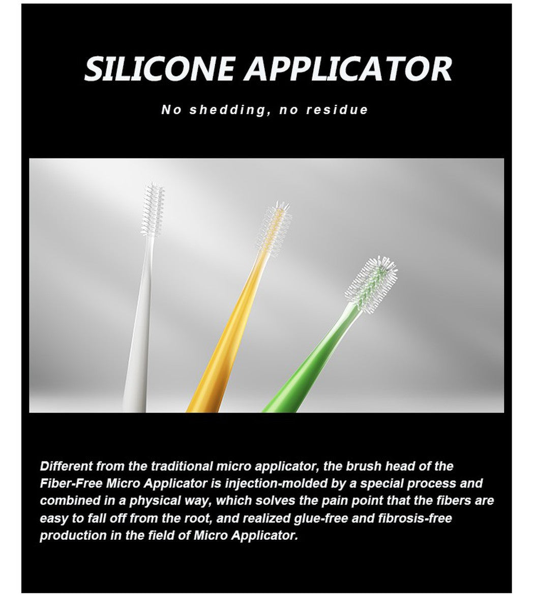 Dental Silicone Fiber-Free Micro Applicator Brush