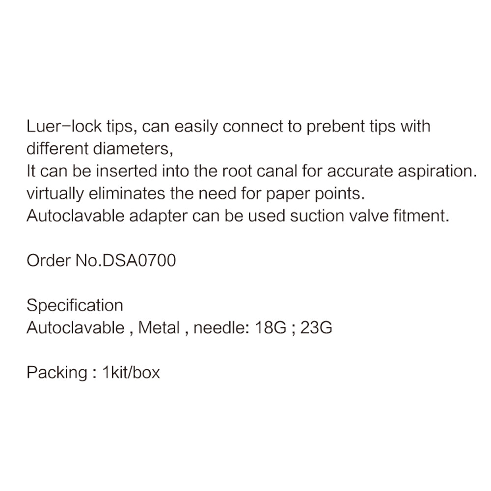 Dental Products Aspirator Tips Luer Lock Tips Connect to Prebent Dentpark Dentist Tools