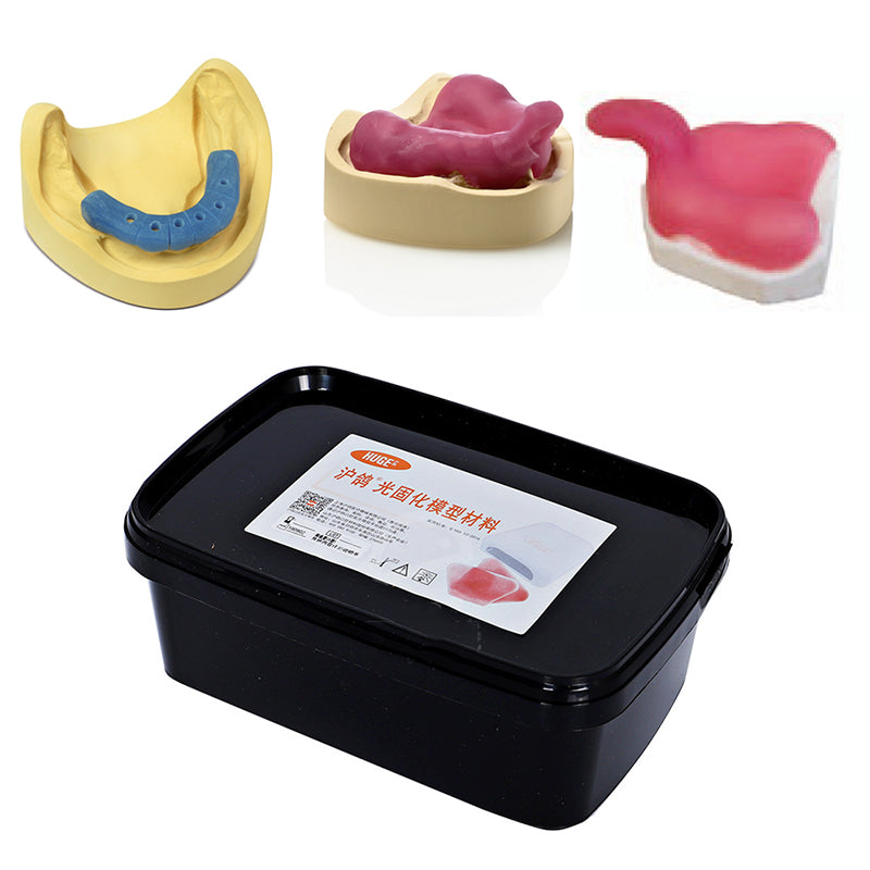 Dental Light Curing Individual Tray Resin Denture Base Custom Plate Dentistry Laboratory Products