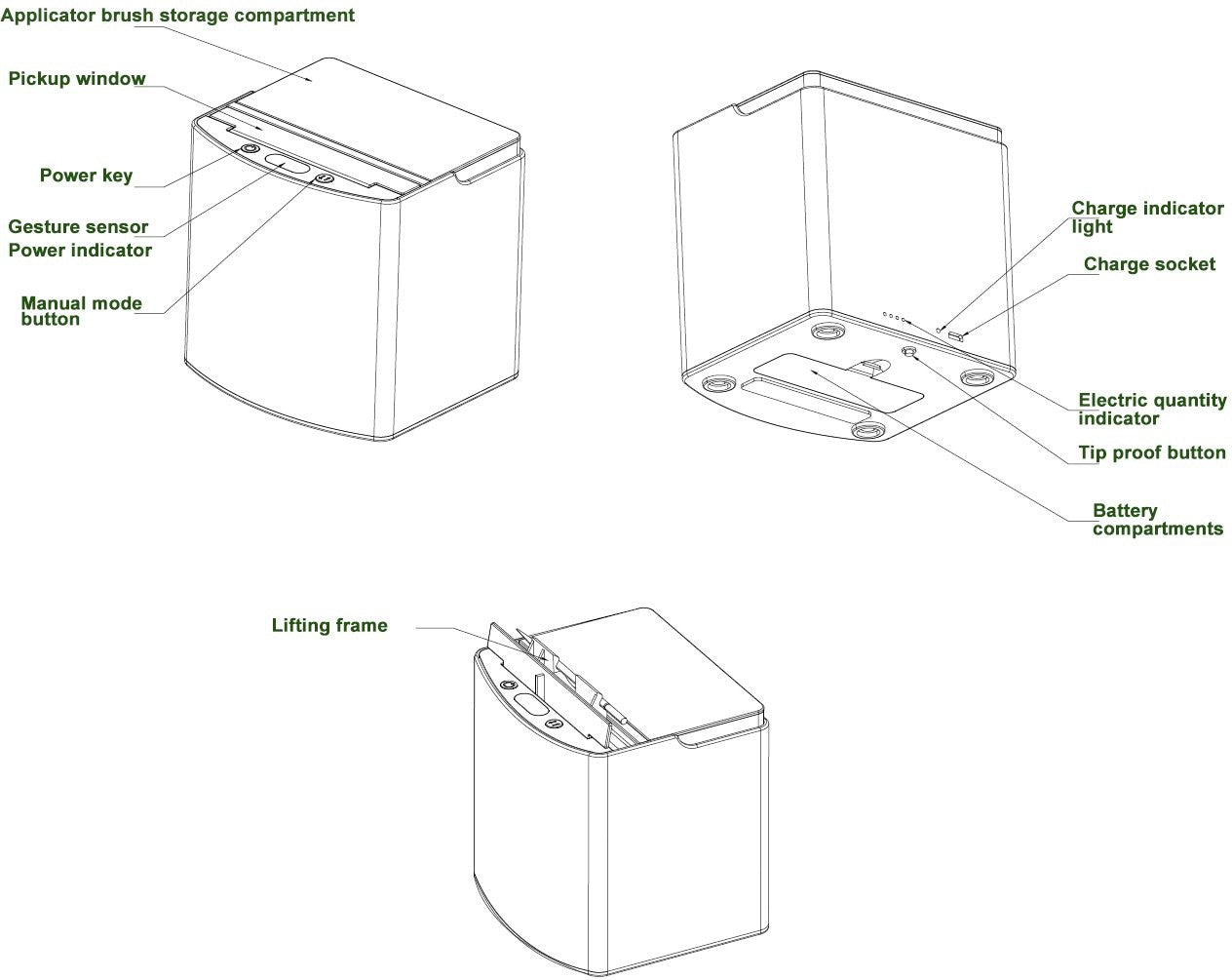 Dental Applicator Brush Sterilizers Box